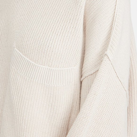 PISTOLA DENIM Darya Oversized Crewneck Pullover in Dove Size S (NEW WITH TAGS) - Picture 6 of 7